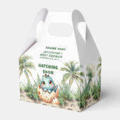 ハッチパーソナライズされたングすぐにベビーありがとうボックス フェイバーボックス (裏面サイド)