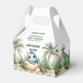 ハッチパーソナライズされたングすぐにベビーありがとうボックス フェイバーボックス (正面サイド)
