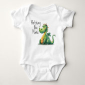 ハッチビッグプランドラゴン ベビーボディスーツ (正面)