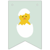 ハッチフローライースターパーティーバンティングバナー – ミント バンティングフラッグ (第2の旗)