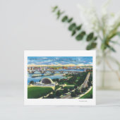 ハッチメモリアルバンドシェル、チャールズ川 ポストカード (スタンド正面)