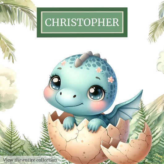 ハッチングよくはしゃぐイーンベビー恐竜ベビー枕 クッション