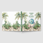 ハッチングイーンかわいい恐竜のゲストブック ゲストブック (全面)