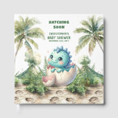 ハッチングイーンかわいい恐竜のゲストブック ゲストブック (正面)