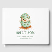 ハッチングウィーングリーンバードベビーシャワー ゲストブック (正面)