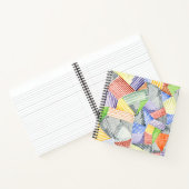 ハッチングキルトI ノートブック (内部)