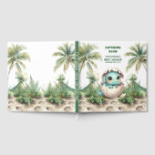 ハッチングスーンパーソナライズされたディーノゲストブックボーイ ゲストブック (全面)