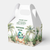 ハッチングマンスーン恐竜ベビーパーティーの好意ボックス フェイバーボックス (裏面サイド)