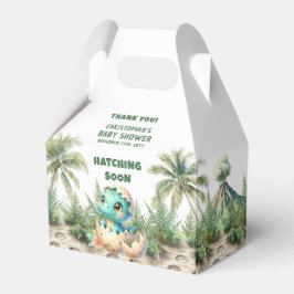 ハッチングマンスーン赤ちゃんシャワー恐竜の好意ボックス フェイバーボックス