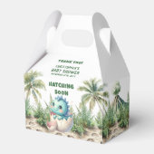 ハッチングマーン男の赤ちゃん恐竜パーティーの好意ボックス フェイバーボックス (正面サイド)