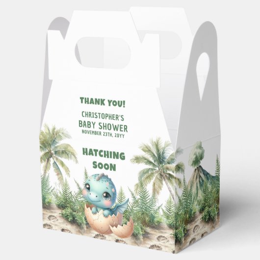 ハッチングSoon Waterカラー男の赤ちゃん優先ボックス フェイバーボックス (オープン)