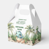 ハッチングSoon Waterカラー男の赤ちゃん優先ボックス フェイバーボックス (正面サイド)