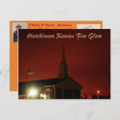 ハッチンソンカンザスファイアグローポストカード ポストカード (正面/裏面)