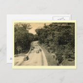 ハッチンソン川Pkwy、ニューロシェル、NYヴィンテージ ポストカード (正面/裏面)