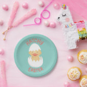 ハッチー復活祭かわいい孵化のクラシック雛 ペーパープレート (パーティー)