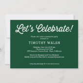 ハッツオフ編集可能カラー目盛招待状 招待状 (裏面)