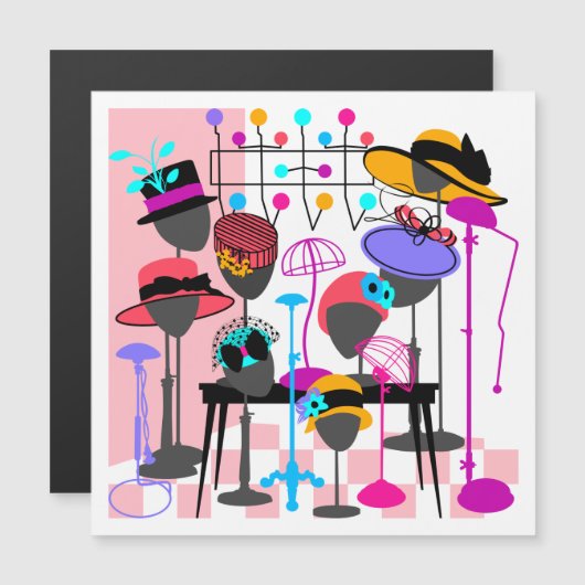 ハッツガロアマグネット (正面/裏面)