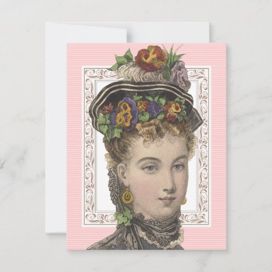 ハッツファンシーアンドボンネツブルンチイースター 招待状 (正面)