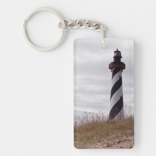 ハッテラス岬の灯台 キーホルダー (正面)