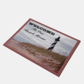 ハッテラス岬の灯台 ドアマット (アングル)