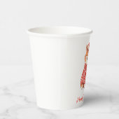 ハットに可愛い猫とミョイのクリスマスホリデー 紙コップ (右)