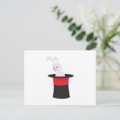 ハットのウサギ ポストカード (スタンド正面)