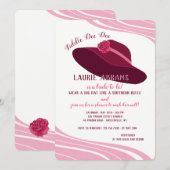 ハットをかぶって招待状 招待状 (正面/裏面)