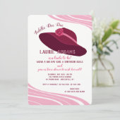 ハットをかぶって招待状 招待状 (スタンド正面)