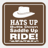 ハットアップお尻サドルアップライド！ スクエアシール (正面)