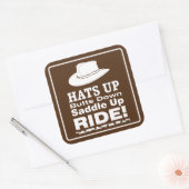 ハットアップお尻サドルアップライド！ スクエアシール (封筒)