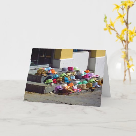 ハットオフのあなたへおめでとうカード カード (黄色い花)