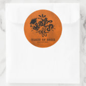 ハットオフ – オレンジ ラウンドシール (バッグ)