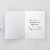 ハットオンウィッカーチェア悔やみや弔慰サンキューカード カード (内部)