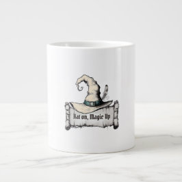 ハットオン、魔法アップ ジャンボコーヒーマグカップ