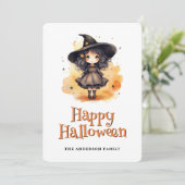 ハットキッズハッピーハローウィンカードの小さな魔女 シーズンカード (スタンド正面)