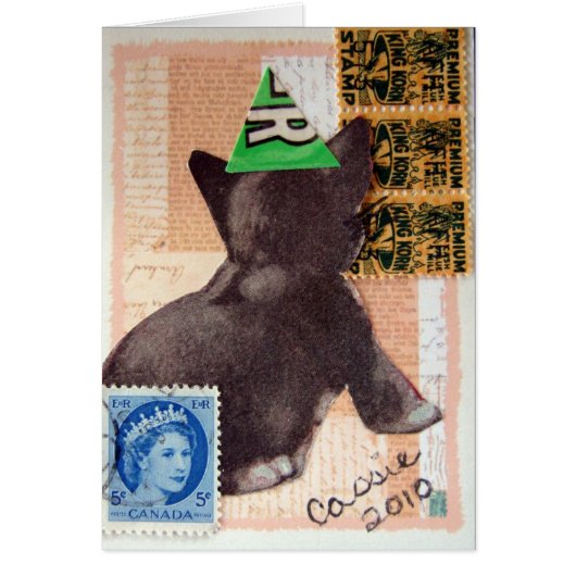 ハットコラージュパーティーの子猫 (正面)