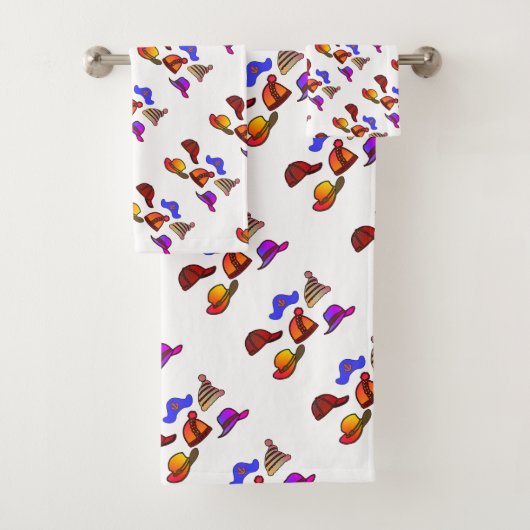 ハットコレクションキッズホワイト バスタオルセット (インサイチュ)