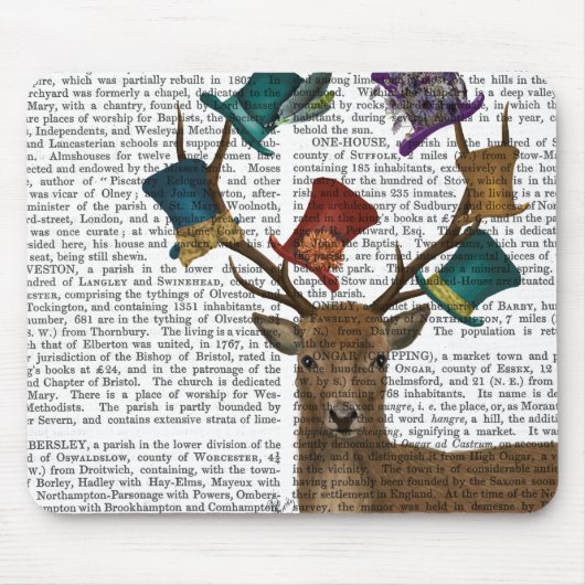 ハットコレクターシカ マウスパッド (正面)