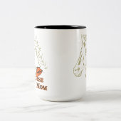 ハットコーヒーマグ付き馬ママ ツートーンマグカップ (中央)