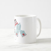 ハットスカーフ&ミッテンズ コーヒーマグカップ (正面右)