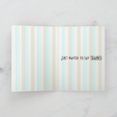 ハットソッ熱狂するクモンキーサンキューカード サンキューカード (内部)