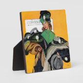 ハットチェックガール フォトプラーク (正面)