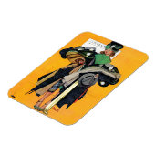 ハットチェックガール マグネット (左側)