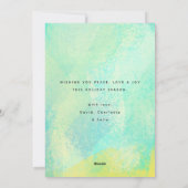 ハットツリーの水彩猫メリークリスマスカード シーズンカード (裏面)