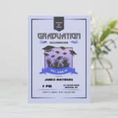 ハットトス卒業招待状 招待状 (スタンド正面)