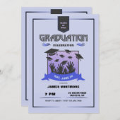 ハットトス卒業招待状 招待状 (正面/裏面)