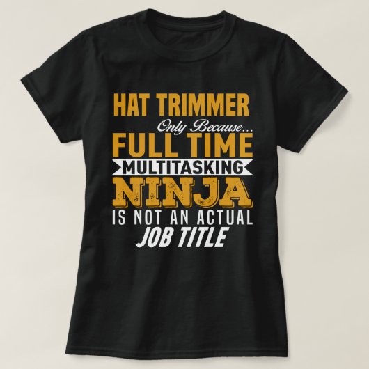 ハットトリマー Tシャツ (デザイン正面)