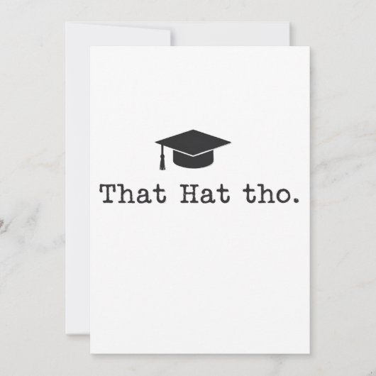 ハットトーおもしろい家族の友だち卒業 シーズンカード (正面)