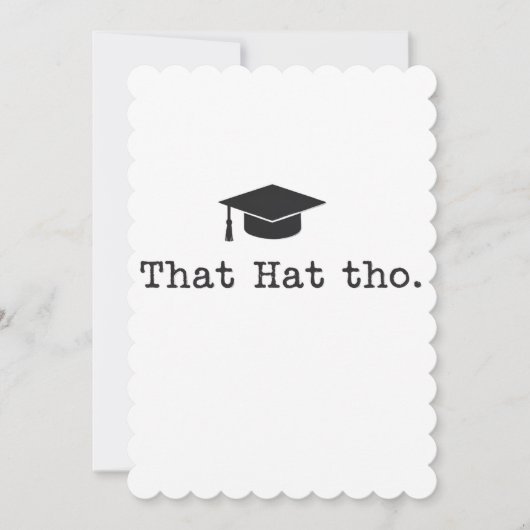 ハットトーおもしろい家族の友だち卒業 シーズンカード (正面)