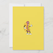 ハットドッグ 誕生日 BBQ 招待状 (裏面)